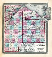 Lucas, Ottawa, Wood, Sandusky, Hancock, Sensca, Ohio State Atlas 1868